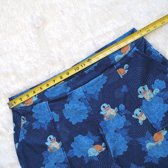 Blackmilk Pokemon Blue Squirtle Flowers Cuffed Pants Size XXL - Picture 10 of 14